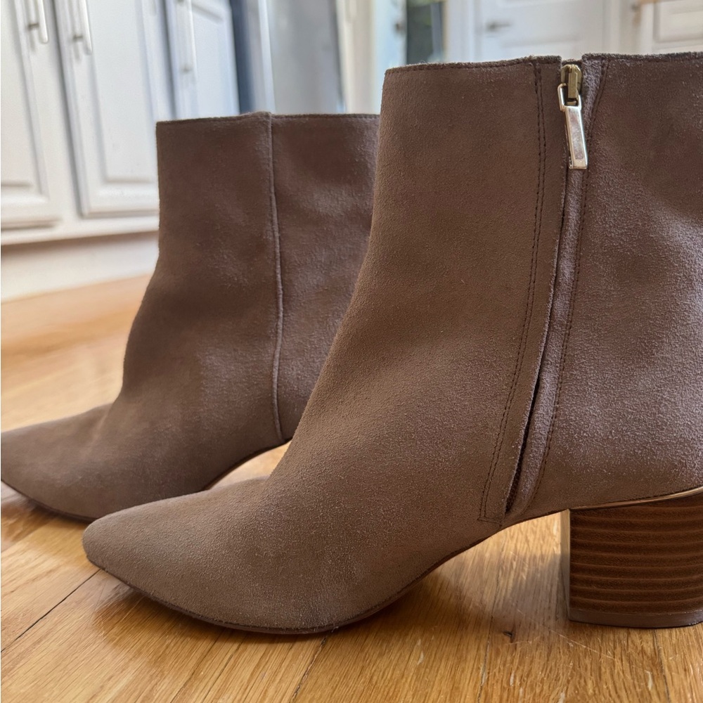 Thursday Boot Company Brown Suede Ankle Booties “Luna”